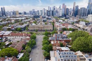 Nespecifikovaný výhled na destinaci Melbourne nebo výhled na město při pohledu z prázdninového domu