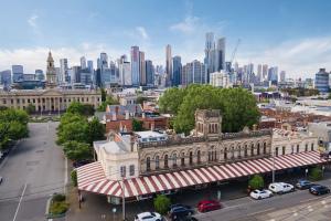 Nespecifikovaný výhled na destinaci Melbourne nebo výhled na město při pohledu z prázdninového domu