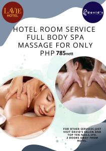 Lázně a/nebo wellness v ubytování LaVie Hotel