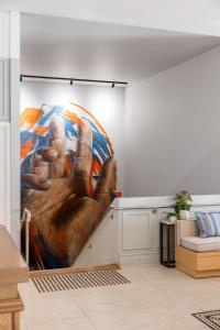 Istumisnurk majutusasutuses The Adnate Perth - Art Series
