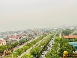 a view of a city street with cars at Sao Mai Hotel - 35 Cổ Linh- by Bay Luxury 