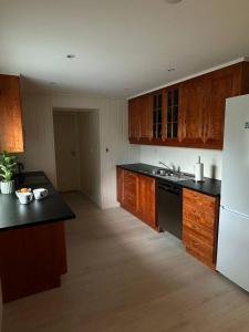 Kuchyň nebo kuchyňský kout v ubytování Hareidsvegen 145