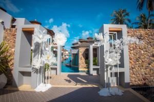 Das Gebäude in dem sich das Resort befindet
