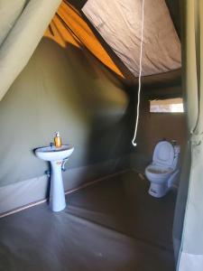 Koupelna v ubytování SEMADEP SAFARI CAMP