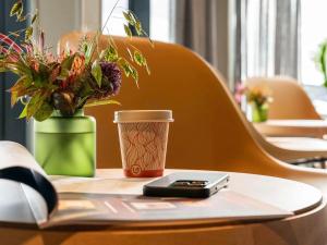 Posezení v ubytování ibis budget Amsterdam Airport