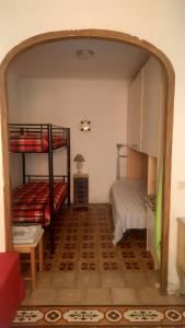 Katil atau katil-katil dalam bilik di Casa al mare Pietro