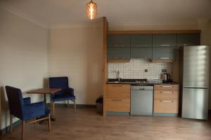Kuchyň nebo kuchyňský kout v ubytování Ceneviz Suit Hotel