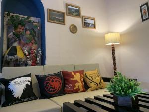 Posezení v ubytování Maruti Villa