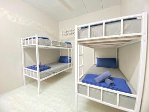 Двухъярусная кровать или двухъярусные кровати в номере SOFEA HOMESTAY