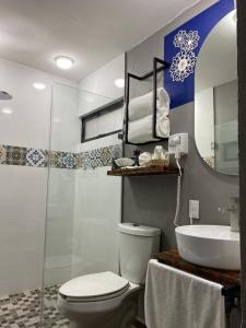 Koupelna v ubytování PASEO REAL HOTEL BOUTIQUE