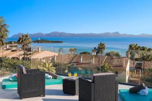 a view of the ocean from a villa at Nereo in Alcudia