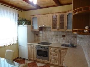 Kuchyň nebo kuchyňský kout v ubytování Котедж-шале Елітний