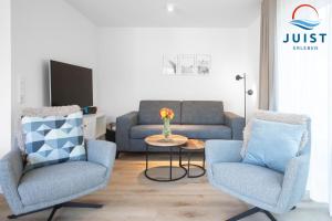 Posezení v ubytování Haus Billstrasse 233 - Wohnung 3