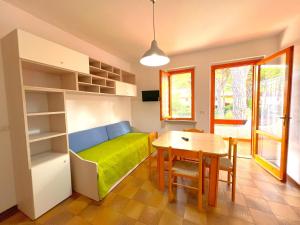 Posezení v ubytování Residence Delfini