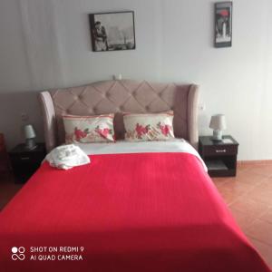 Postel nebo postele na pokoji v ubytování Guest House Sakis.
