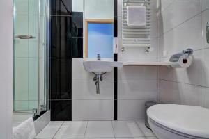 Koupelna v ubytování Arche Hotel Siedlce