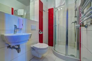 Koupelna v ubytování Arche Hotel Siedlce
