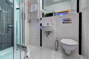 Koupelna v ubytování Arche Hotel Siedlce