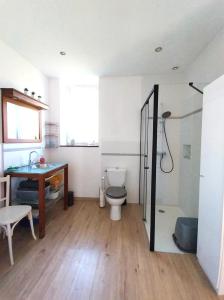 Ванна кімната в Gîte-appartement sur la Côte d'Emeraude