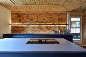 Dapur atau dapur kecil di Ferienlenk Mountain Village