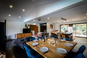 TV/trung tâm giải trí tại Chalet Luxe et Nature