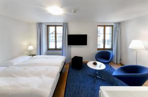 Voodi või voodid majutusasutuse Hotel Sternen toas