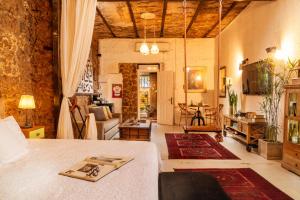 Posezení v ubytování Trieste Neve Tzedek Boutique Suites Tel Aviv