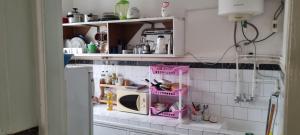 Kuchyň nebo kuchyňský kout v ubytování appartement adam