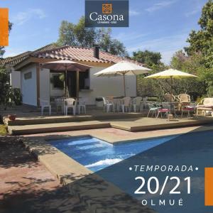 Der Swimmingpool an oder in der Nähe von Casona los Naranjos, Olmué