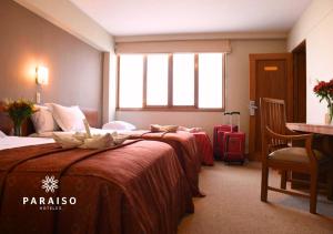 Postel nebo postele na pokoji v ubytování Hoteles Paraiso TRUJILLO