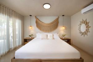 Letto o letti in una camera di Arca