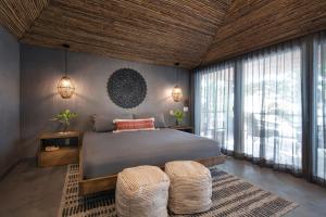 Letto o letti in una camera di Arca