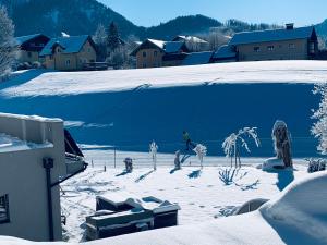 place2be - with infinity pool v zimě