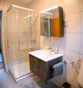 Koupelna v ubytování Ferienwohnung Schaffer