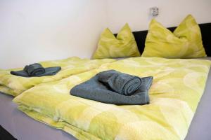 Postel nebo postele na pokoji v ubytování Ferienwohnung Schaffer
