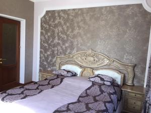 Un pat sau paturi într-o cameră la Villa Kecharetsi