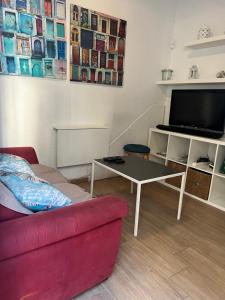 TV a/nebo společenská místnost v ubytování Casa Claudia