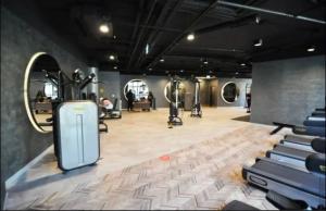 The fitness centre and/or fitness facilities at A luxurious 1+1 apt at Sinpaş Queen Bomonti f-16