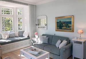 Posezení v ubytování Villa Svanen am Meer