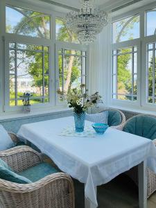 Posezení v ubytování Villa Svanen am Meer