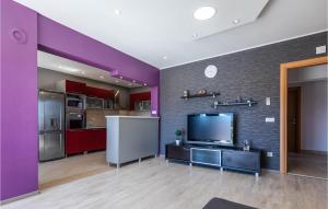 Η κουζίνα ή μικρή κουζίνα στο Nice Apartment In Stasevica With Wifi