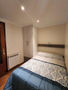 ein Schlafzimmer mit einem großen Bett in einem Zimmer in der Unterkunft El Apartamento in Ateca