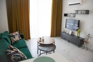 Posezení v ubytování ArtLife apartments (FAUNA)