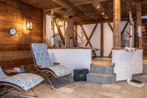 Posezení v ubytování Boutiquehotel Grandau