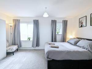 Postel nebo postele na pokoji v ubytování Guest Rooms Near City Centre & Anfield Free Parki