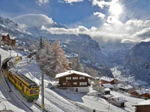Bed & Breakfast in car-free Wengen - Hop in Nest BnB durante o inverno