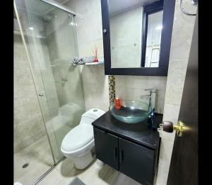 Koupelna v ubytování Apartamento Moderno, Confortable y Central + 20 fotografií