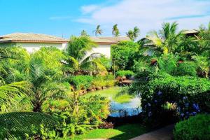 Zahrada ubytování Ykutiba Imbassai H101 - apt vista rio e mar