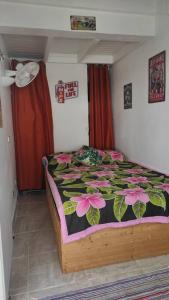 Кровать или кровати в номере Duplex Marigot centre-ville