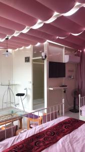 TV o dispositivi per l'intrattenimento presso Yun Ting Orchid Garden